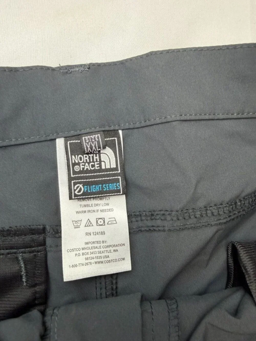 The North Face Costco Lot 5 Men’s XXL Fit Like L Hiking Cargo Belted Pants